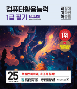 2025 이기적 컴퓨터활용능력 1급 필기 절대족보